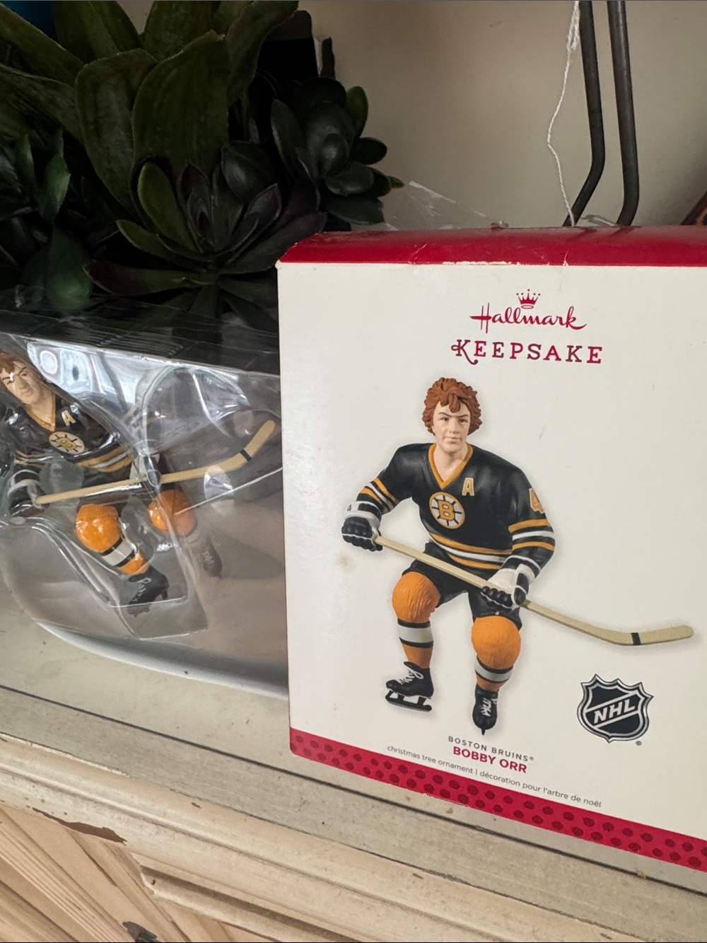 Boston Bruins Bobby Orr Ornament - Black & Gold